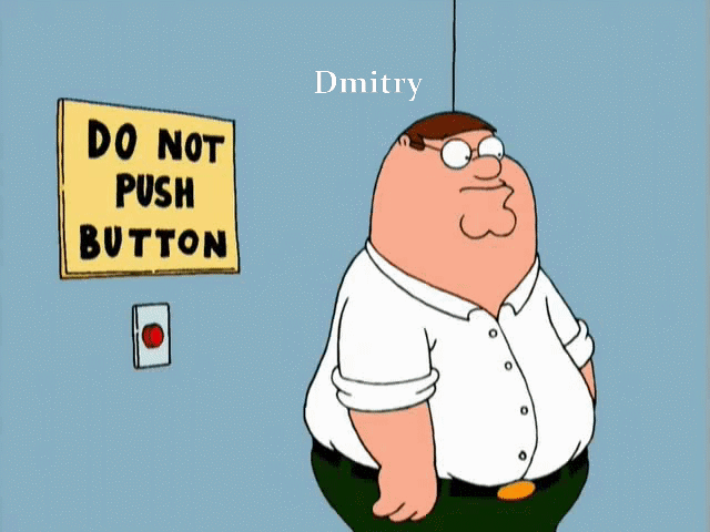 do not push the button family guy (find translators on theopenmic.co)