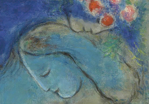 Marc Chagall Le Quai aux Fleurs detail