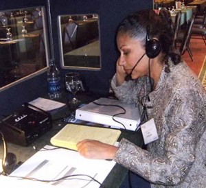 Gio Lester in booth